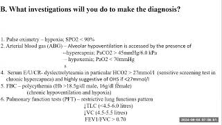 Obesity hypoventilation syndrome [upl. by Esahc]