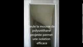 Solution n° 7 isolation de la sous face dun escalier tournant avec de la mousse de polyuréthane [upl. by Ahsinauj]