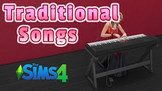 Full Traditional Keyboard Songs  The Sims 4 [upl. by Riddle]