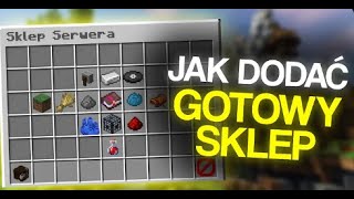 Jak zrobić ekonomie na serwer w minecraft Sklep Plugin EconomyShopGUI [upl. by Tija287]