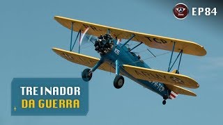 Um Treinador da Segunda Guerra Mundial – O Avião Clássico Boeing Stearman 75 [upl. by Platto350]