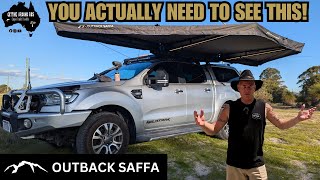 FREESTANDING AWNING REVIEW A great awning STRONG LIKE KING KONG 💪 Latest Ford Ranger Mod [upl. by Duong]