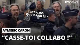 Aymeric Caron interpellé par des militants Reconquête à Orléans  La Palestine avant la France [upl. by Kobi106]