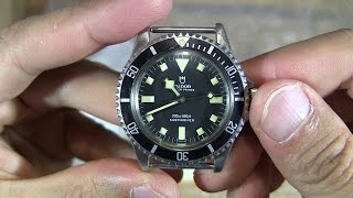 Tudor Submariner Snowflake Marine Nationale MN ref 70160 Watch [upl. by Akkina]