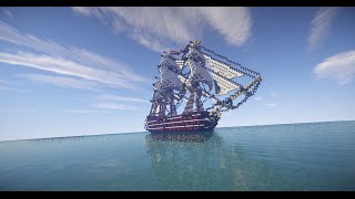 Chantier naval n°22 Santisima Trinidad  Minecraft [upl. by Annadal]