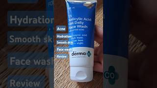 Derma Co 1 Salicylic Acid Gel Face Wash  active acne  review shorts [upl. by Noelopan]