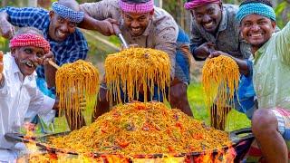 CHICKEN NOODLES  Chinese Hakka Chicken Noodles Recipe Cooking in Village  Chinese Street Food [upl. by Kcirad]