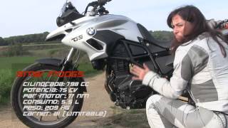 Motosx1000  Test BMW F700GS by Alicia Sornosa [upl. by Skill471]