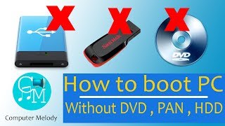 Install Windows Without Pen Drive or DVD Simply in Hindi [upl. by Yahska]