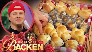 Axel Schmitts Brötchen Wird sich hier jemand verknoten  Aufgabe 2  Das große Backen 2022  SAT1 [upl. by Aiket342]