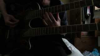 Ovation Celebrity Double Neck CSE225 Cowboy Western Rock Riff old Bon Jovi style [upl. by Myo474]