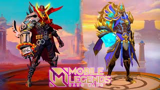 Aldous  Realm Watcher Collector Skin VS Blazing Force Epic Skin  MLBB [upl. by Aitnohs]