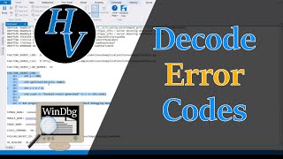 Decoding Errors in Windbg  Use Windbg to decode return error codes using error or gle [upl. by Novrej626]