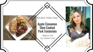 Slow Cooker Pork Loin Recipe Apple Cinnamon [upl. by Fuhrman]