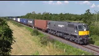 Irish Rail 071 Class  Liner Timber and PWD trains [upl. by Ahsekim]