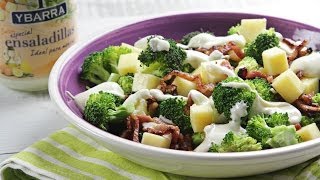 Ensalada de brócoli con bacon y queso [upl. by Anissa]