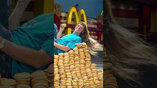 Big Macs World Record 😶🍔 524 shorts viral facts shortsfeed shortsvideo [upl. by Leodora]