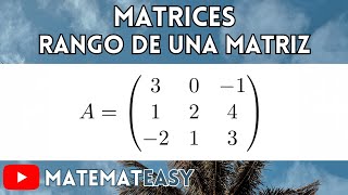 🔡 Rango de una Matriz  Matriz Escalonada Ejercicio 1 [upl. by Laine291]