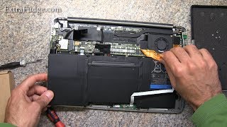 Dell XPS13 Battery Replacement Demonstration [upl. by Crockett]