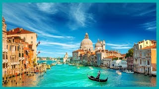 ▶ VENICE  by drone 4K  Venezia Italia [upl. by Yovonnda695]