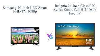 Samsung 40inch Class LED Smart FHD TV vs Insignia 24inch Fire TV 🔥 [upl. by Anastasia]