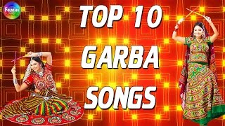 Top 10 Navratri Garba Gujarati Non stop  Fast Garba Songs  Gujarati Garba Songs 2016 [upl. by Nowd]