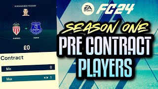 FC 24 1ST SEASON CONTRACT EXPIRY PLAYERS [upl. by Ennywg]