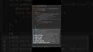 open new activity using android studio android development python coding short easy how [upl. by Attesoj]