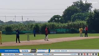 Live Cricket Match  Delhi Knight Sloggers vs Game SwingersGS  06Oct24 0734 AM 20 overs  Pion [upl. by Lateh]