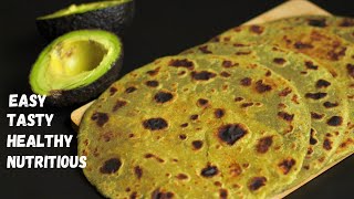 Healthy Avocado RotiParatha – So Delicious Even Kids Will Love It  How To Make Avocado Flat Bread [upl. by Okin]