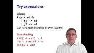 Handling Exceptions  OCaml Programming  Chapter 3 Video 22 [upl. by Strade]