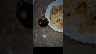 Paneer tikka biryani  Cold drink amp Butterscotch icecream northindian vegeterian shorts food [upl. by Khoury]