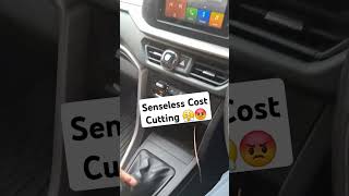 Senseless Cost Cutting 😤😡😤 marutisuzuki ytshorts brezzafacelift automobile viralshorts shorts [upl. by Kcyred]