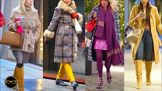 MILAN FALLWINTER STREET STYLE 2024  Part 3  BEST DAY TO NIGHT OUTFITS ITALY READY FOR CHRISTMAS [upl. by Siuqcram]