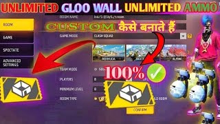 FREE FIRE 100 UNLIMITED FREE FIRE CUSTOM KAISE BANATE HAI  HOW TO CREATE CUSTOM [upl. by Savanna]