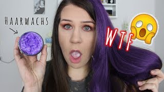 HAARWACHS färbt meine HAARE VIOLET 😱  KEIN FAKE ❗  Lilixy Mee [upl. by Aticnemrac]