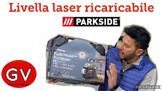 Livella laser ricaricabile parkside performance [upl. by Sackman]