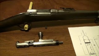 Needle Gun Chassepot Bolt Disassembly [upl. by Sorcha755]