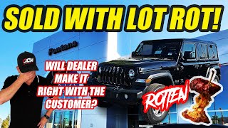 CUSTOMER BUYS 2023 JEEP WITH LOT ROT AND IS GETTING THE RUN AROUND FROM THE DEALER NOW [upl. by Nnaaihtnyc472]