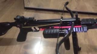 Modified PL Crossbow Pistol 80lb to Selfloading tactical crossbow Part 1 [upl. by Arakawa]