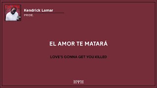 Kendrick Lamar  PRIDE Lyrics  Sub Español [upl. by Mylo718]