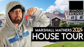 Eminem  House Tour 2024  New Clinton Mansion Moms Spaghetti Kim Mathers Mansion amp more [upl. by Salas369]