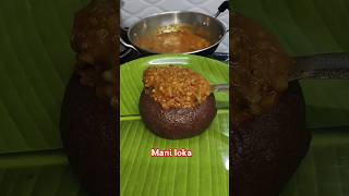 Mandya ragi mudde green moong curry sangati pesara Pappu ragi pachai payaru kulambu [upl. by Dyun608]