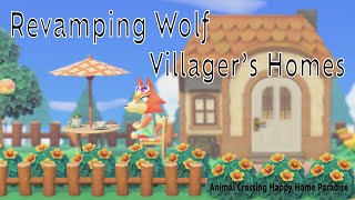 Revamping Wolf Villagers Homes  Animal Crossing Happy Home Paradise [upl. by Formenti]