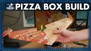 How to Build an RC Plane from a Pizza Box  FT Slice  BUILD [upl. by Aicercal400]