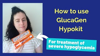 Type 1 Diabetic demonstrates GlucaGen Hypokit  Severe Hypoglycaemia [upl. by Lairbag]