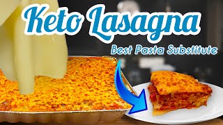 🤤 Viral Keto Noodle Creator Makes Keto Lasagna  Best Recipe To Prep For Christmas Potluck Parties [upl. by Samalla]