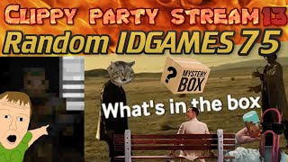 Clippy Party Stream 13 Random IDGAMES 75  LIVE Random maps guests and more Merry Clipmas hi [upl. by Ylrebmyk]