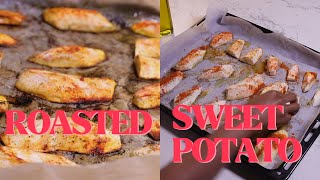 Oven Roasted SWEET POTATOES [upl. by Yaned]