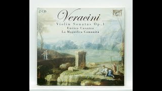 Francesco Maria Veracini 16901768  Violin Sonatas Op1 Enrico Casazza 2008 [upl. by Assetnoc]